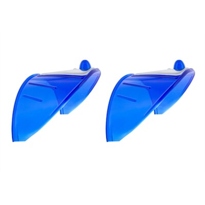 United Pacific C2001B Blue 7'' Headlight Visor   Pack of Two