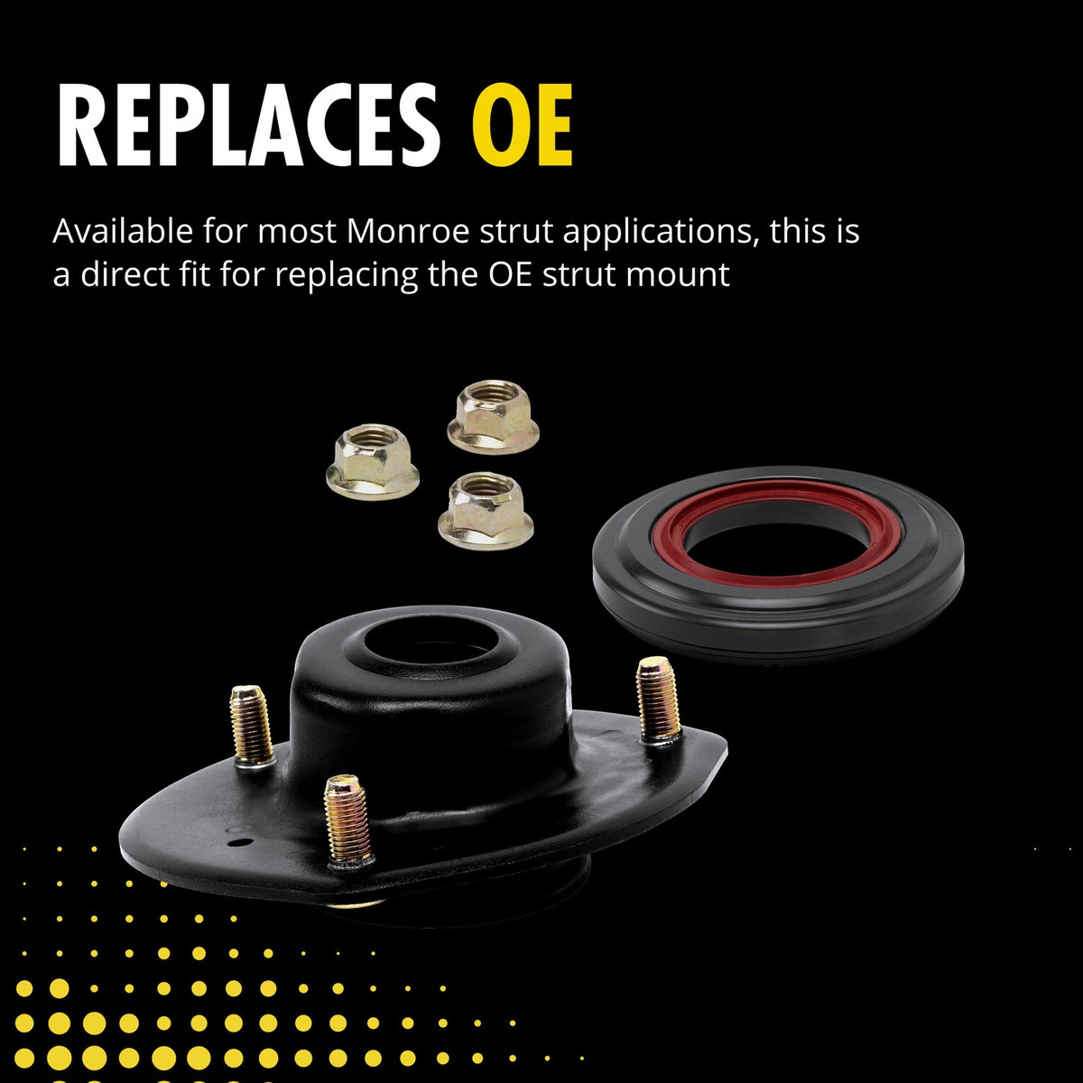 Monroe Strut-Mate Rear Suspension Shock Absorber Mounting Kit 908993