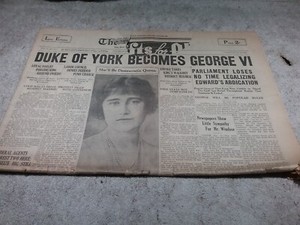 Vintage Connellsville Pa Newspaper Friday December 11, 1936 - 12 pages