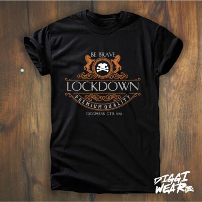 BE BRAVE | SEI MUTIG LOCKDOWN CORONA LADENBESITZER EINZELHANDEL FUN SHIRT S-5XL
