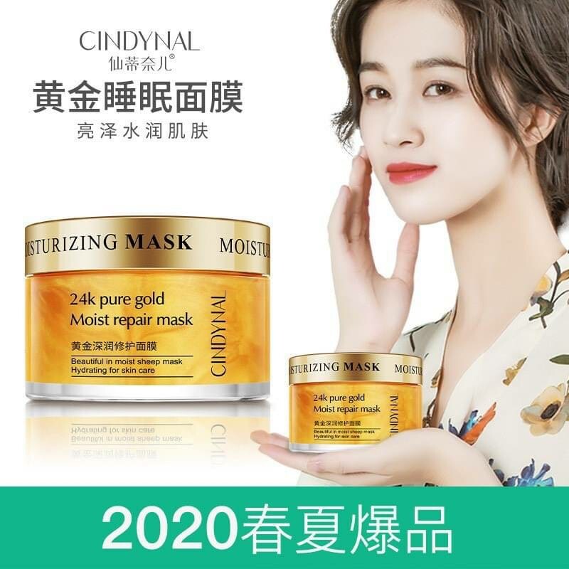 フェイスクリーム CANDEL PRESTIGE NIGHT 24K GOLD MASK 2in1 PRESTIGE SKIN CARE GOLD FACE MASK | 16 OXYGEN & CELL