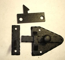 Vintage 2" Stanley Rustic Bar Latch  Furniture, Chests & Boxes Cast Iron Forged