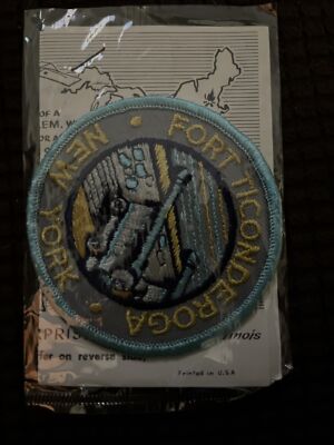 NIP Vintage Fort Ticonderoga Lake Champlain New York Trailblazer Emblem Patch
