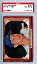 1955	Bowman	Eddie	Joost	263	PSA 8	Indians