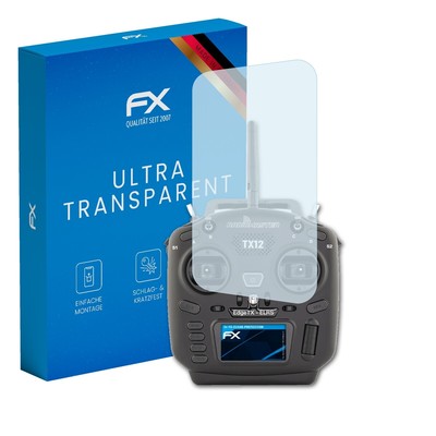 atFoliX 3x Displayschutzfolie für Radiomaster TX12 Mark II Schutzfolie klar