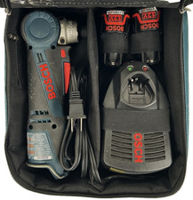 Bosch PS10 12 Volt Adjustable Right Angle Drill w/2 Litheon Batteries & Charger