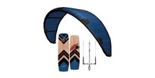 F2 Kite Set 12 qm Set Komp. Kite/Click in Handle/Kiteboard Kitesurfen (2 Pakete)