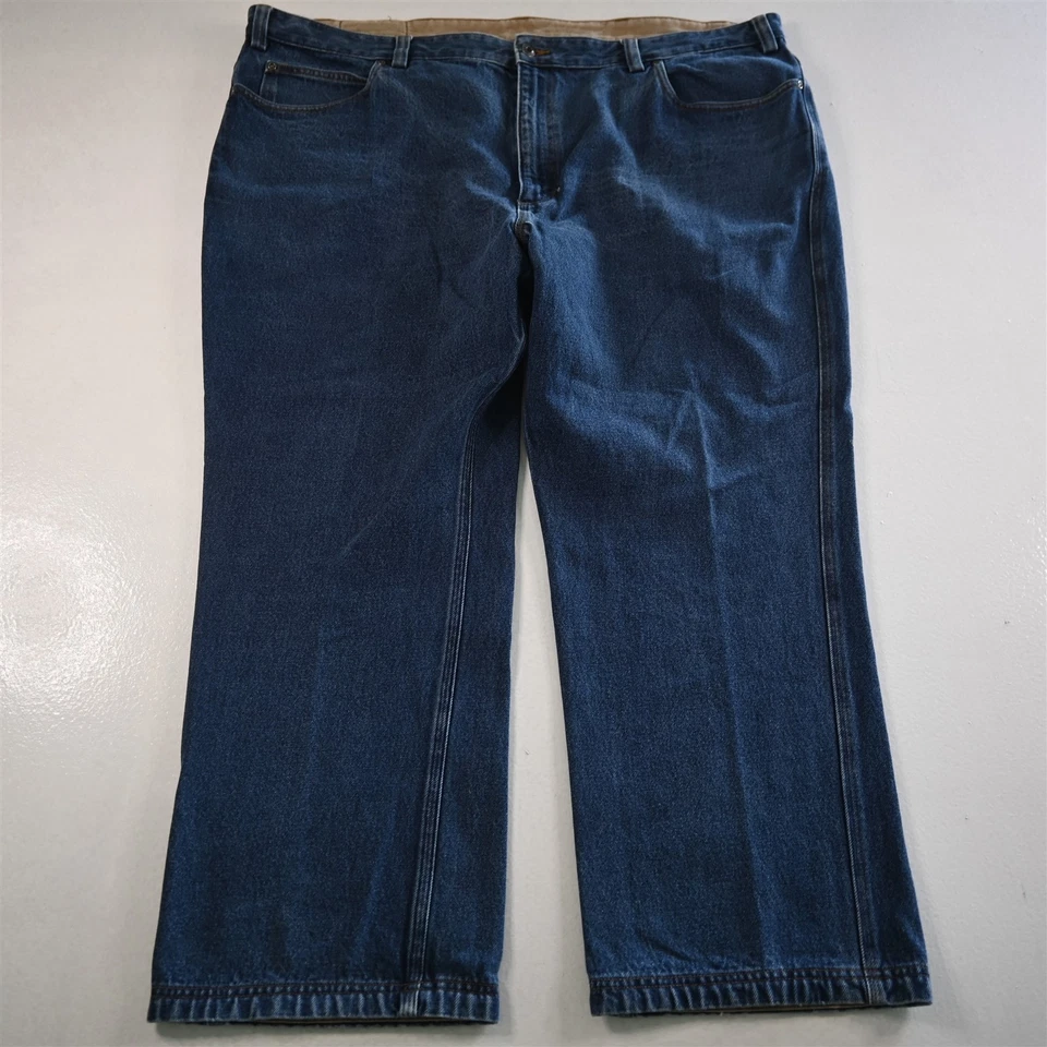 Lot 3 Duluth 48x28 86069B Relaxed Medium 100% Cotton Denim Mens Jeans - Image 2 of 4