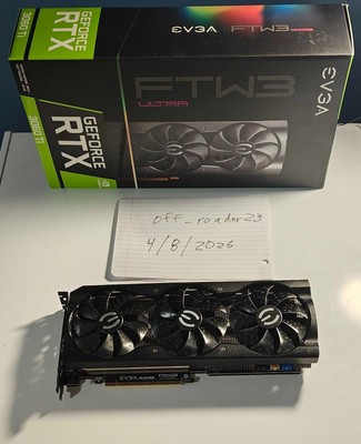 EVGA GeForce RTX 3060 Ti FTW3 ULTRA GAMING 8GB GDDR6 GPU 08G-P5-3667-KR Non-LHR