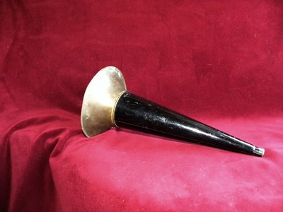 ORIGINAL ALTER HEXENHUT-TRICHTER EDISON PHONOGRAPH HORN WITCHHAT 14'' SELTEN