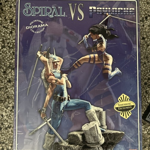 Sideshow Spiral vs Psylocke Diorama