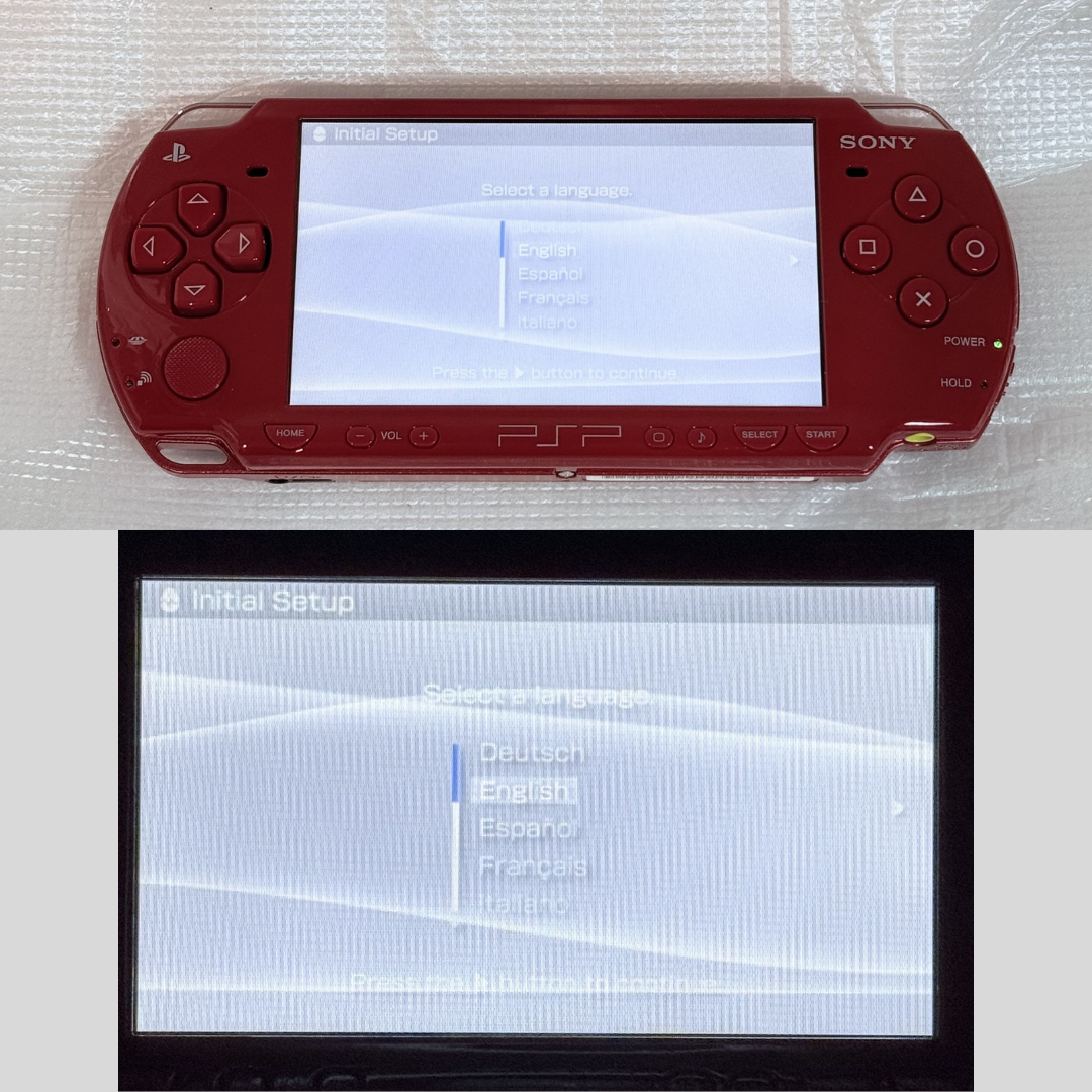 Sony PSP 2000 1 Seg Pack Deep Red Handheld System for sale online