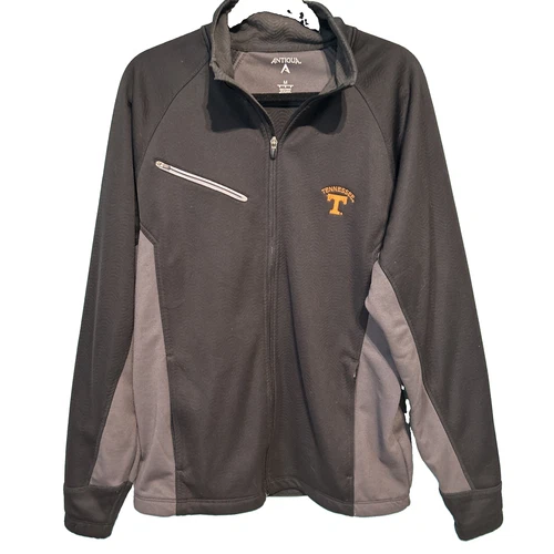 Antigua Tennessee Volunteers Men's Medium Grey/Black Full Zip Jacket UT - product listing photo
