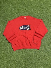 Vintage Y2K 90s Mickey Mouse Disney Crewneck Sweatshirt Size Large