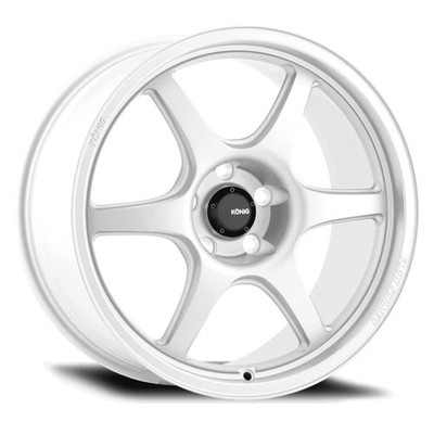 Konig Hexaform Gloss White | 15x8'' +25mm | 4x100mm Wheel