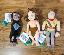 Disney Store Lot of 3 Tarzan Mini Bean Bag Young Tarzan Clayton Baby Baboon, NWT