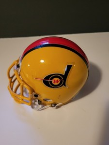 WFL Detroit Wheels Mini Helmet RARE DEFUNCT 1974 World Football League