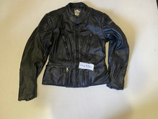 Veste De Moto Hein Gericke En Noir Étiquette 46 Aisselle/Aisselle 17" (mc971)