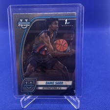 2024 Bowman Chrome U #17 Dame Sarr 1st Prospect Duke