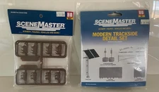 Walthers SceneMaster 949-6050 & 4139 combo HO Cattle & Modern Trackside kits