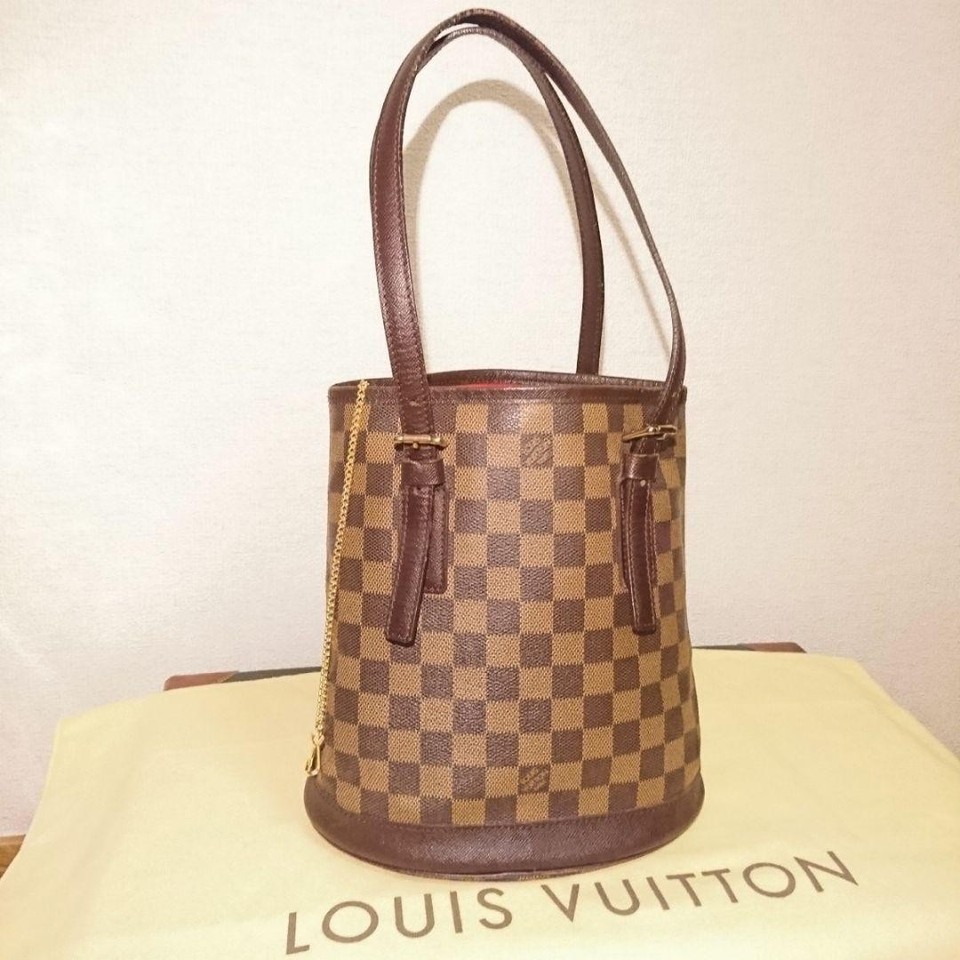 Louis Vuitton Epi Leather Tote Bag Brown Authentic Luxury Handbag Excellent Con