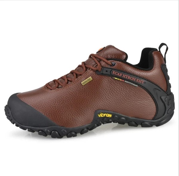 Hombres Cuero Impermeable Exterior Senderismo Camping Escalada Botines Zapatos