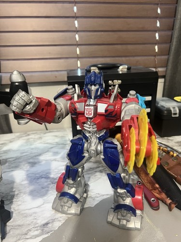 2 Optimus Prime Transformers Talking Action Figure Jet Pack , Buzzsaw - Picture 7 of 11