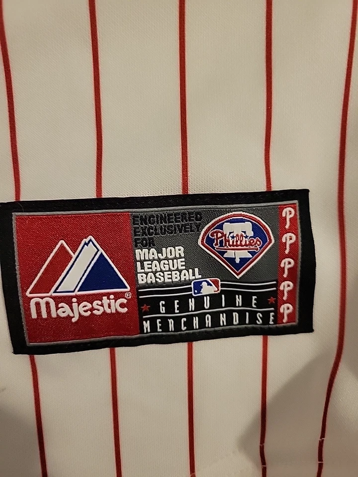 Majestic Jayson Werth 费城费城人队球衣棒球 MLB 男式 S 码  — 第 3/4 张图片