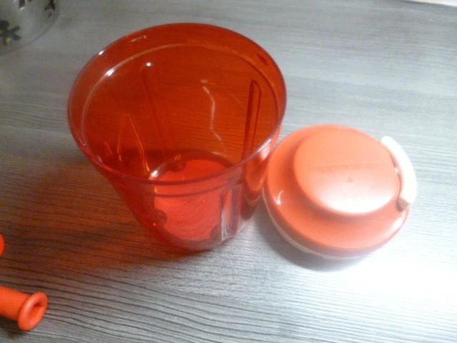 Tupperware Multi Chef rot Schneiden Rühren Schlagen Zerkleinern - Bild 2 von 4