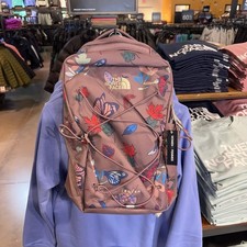 THE NORTH FACE WOMEN'S JESTER DAY HIKE SCHOOL BACKPACK FAWN GREY FALL PRINT