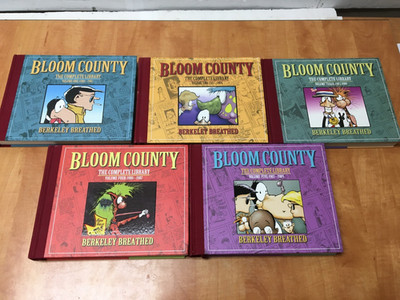 Bloom County Complete Library Set: Berkeley Breathed Volumes 1 2 3 4 5