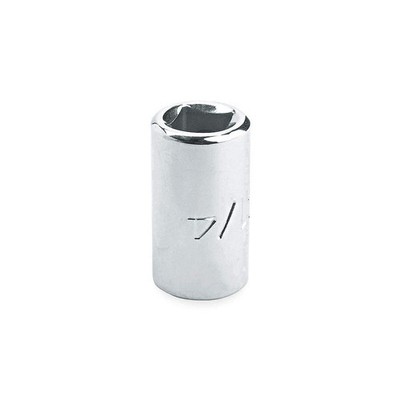 PROTO J5414S Socket, Steel, Chrome, 7/16 in 1AN69