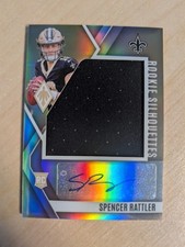 Spencer Rattler 2024 Panini Phoenix Silver Rookie Silhouettes Patch RC Auto /75