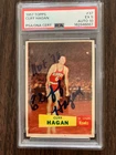 1957 TOPPS #37 Cliff Hagan Autograph Signed PSA/DNA EX 5-NM 10 w/inscription