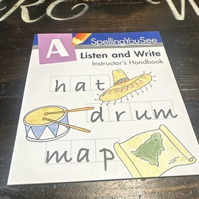 Demme Learning Spelling You See Level A Listen and Write Instructor's Handbook