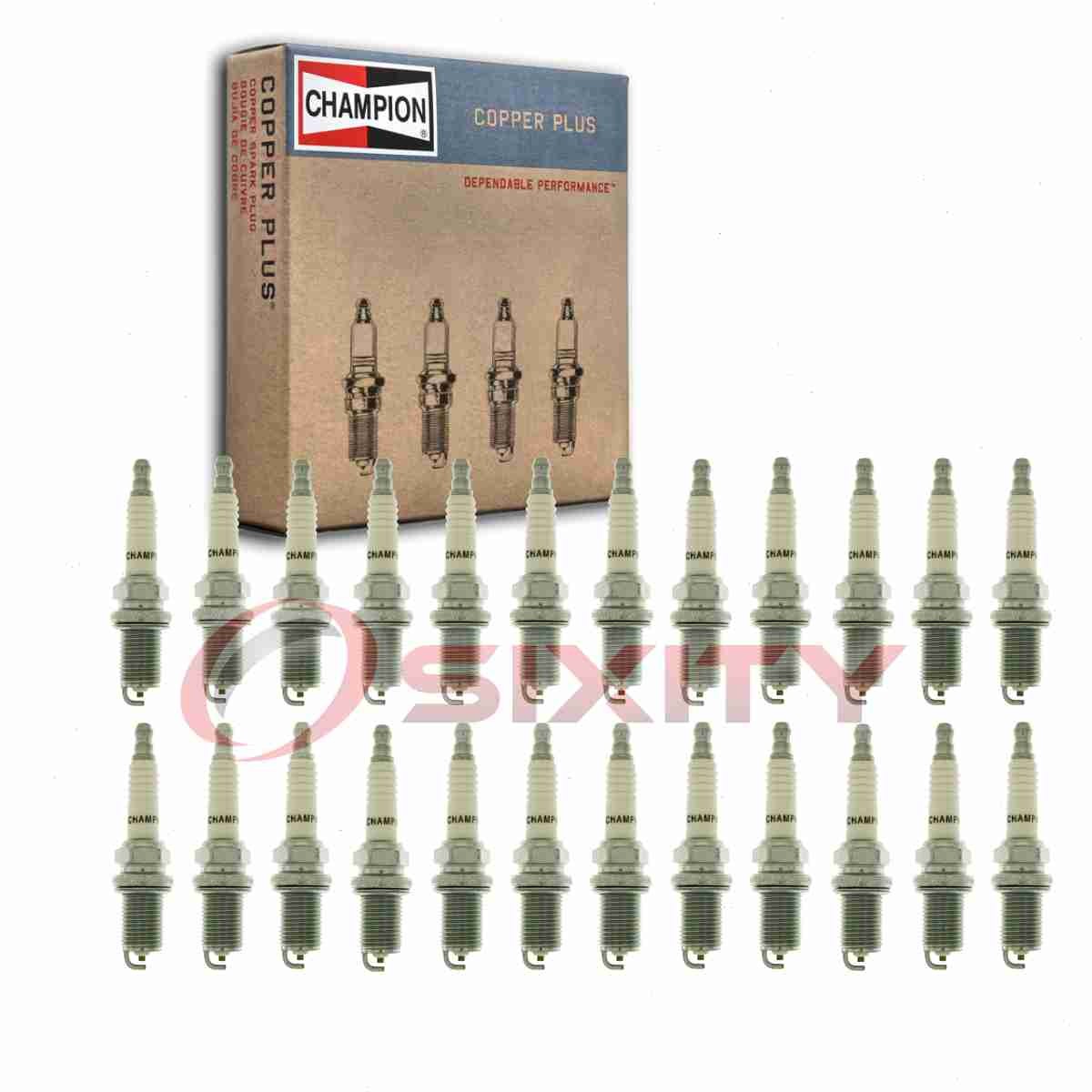 24 pc Champion Copper Plus Spark Plugs for 2001-2002 Mercedes-Benz CL600 gl
