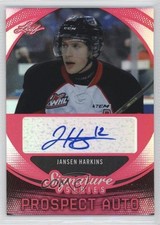 2015 Leaf Signature Series Prospect Red /15 Jansen Harkins #SP-JH1 Auto 1fd