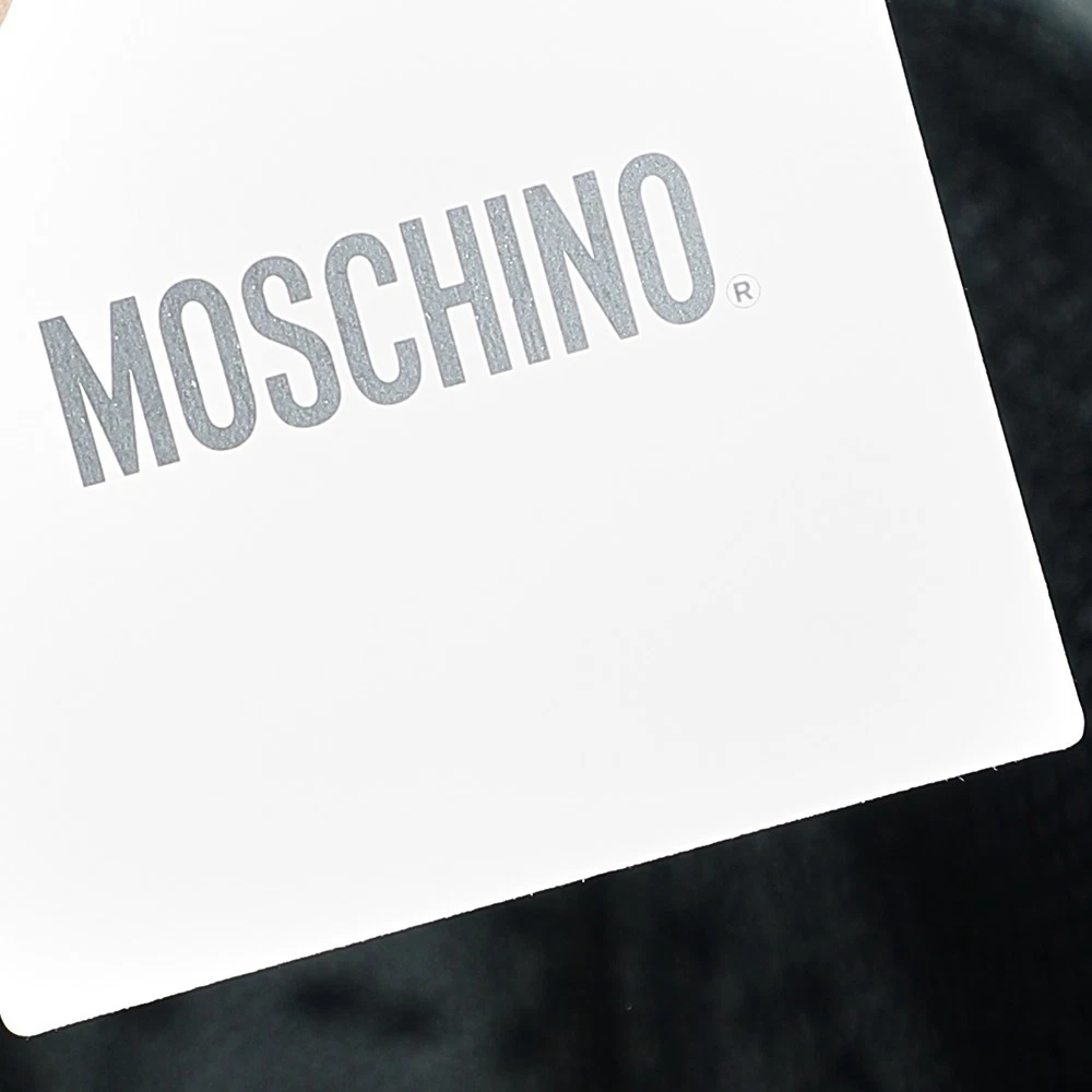 Mini Abito Moschino Nero Tulle Arruffato Orlo Dettaglio Fiocco Trasparente S