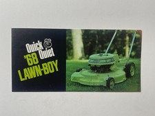 Vintage 1968 Lawn-Boy Lawn Mower Sales Brochure - *Showroom Sales Book*