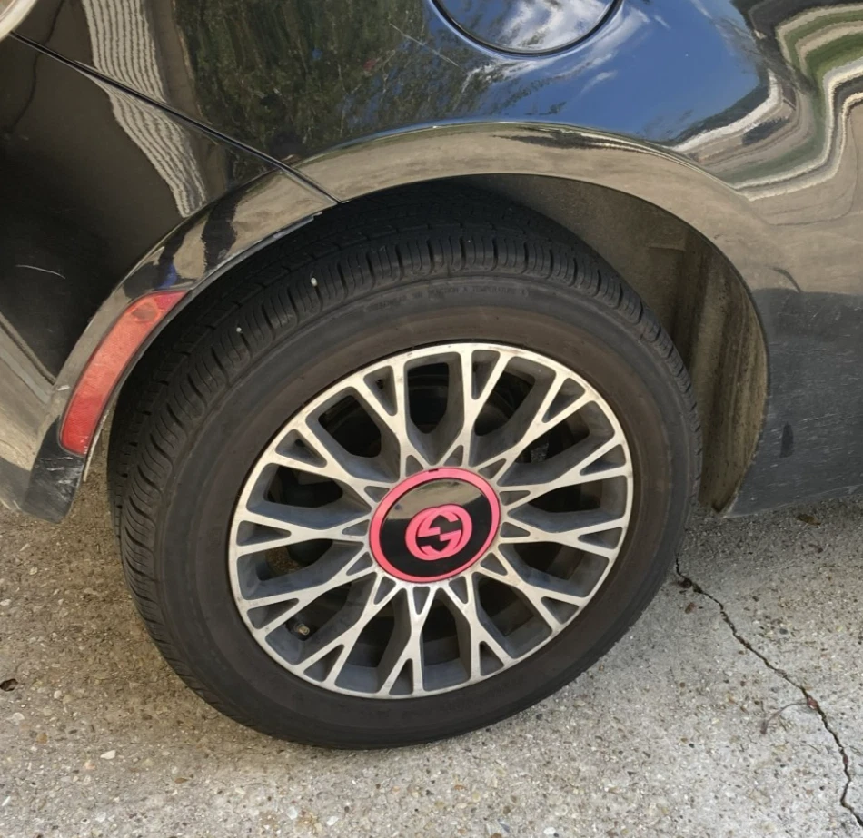 Tapacubos tapacubos Fiat 500 12 13 14 15 16 17 68078419 radios rueda 15" OEM Foto 4 de 4