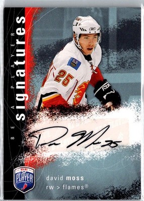 2007-08 Upper Deck Be a Player Signatures David Moss Auto #S-DM