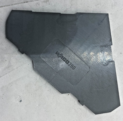 Lot of 5 Wago 280-319 End and Intermediate Plates 1mm Thick  