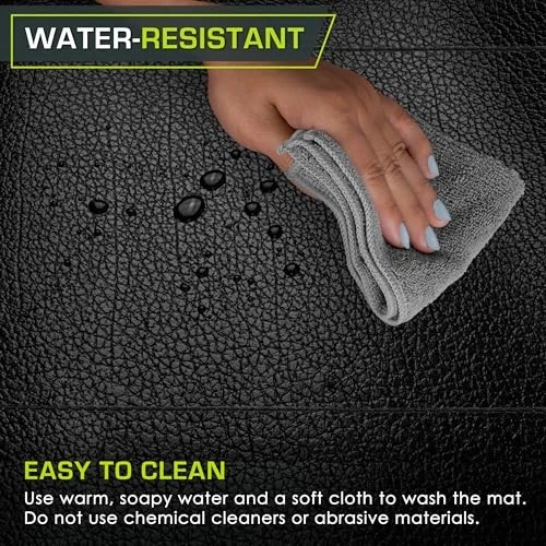 PROSOURCEFIT CINTA DE CORRER Y EQUIPO DE EJERCICIO ALFOMBRILLAS, PLEGABLES NEGRAS Foto 3 de 4