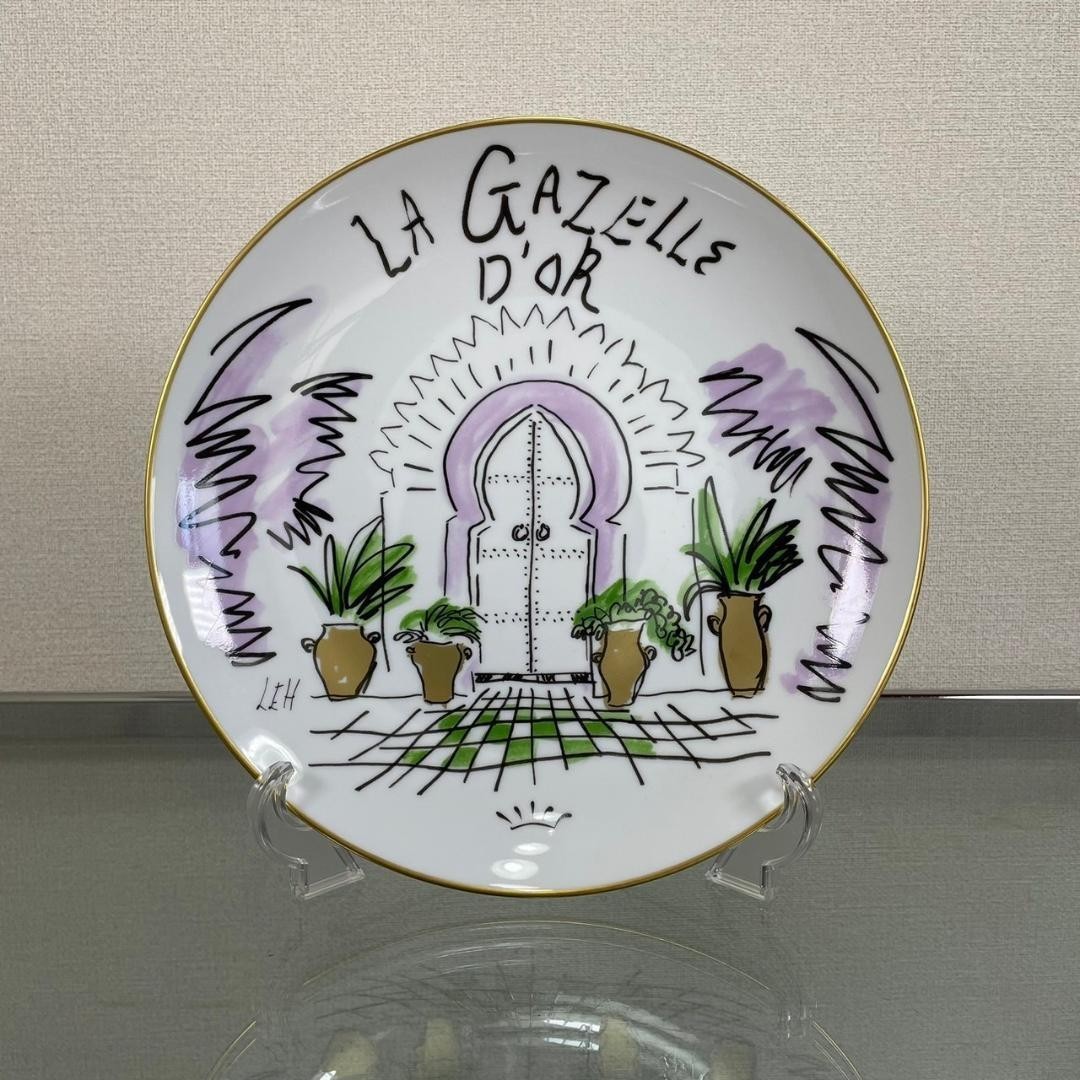 Richard Ginori 1735 PROFUMI LUCHINO La Gazelle d'Or Plate 27cm