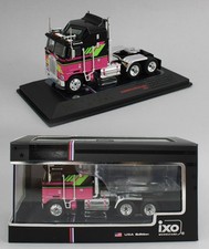 1:64 IXO Models *BLACK & PINK* 1976 Kenworth K100 Aerodyne COE Semi Truck NIB!