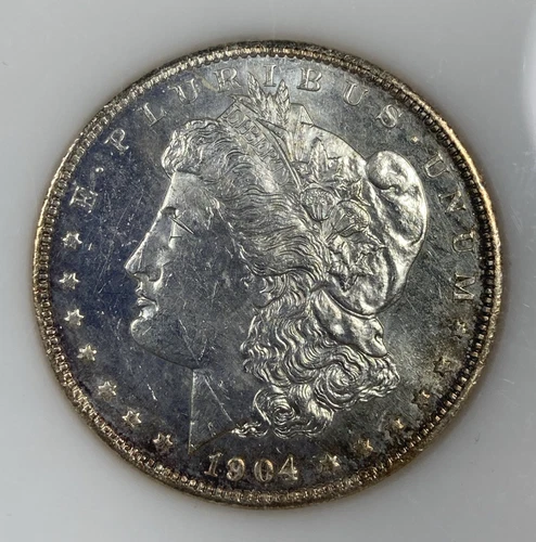 1904-O Morgan Dollar 1.00. Original Proof Like Surface. CH/BU