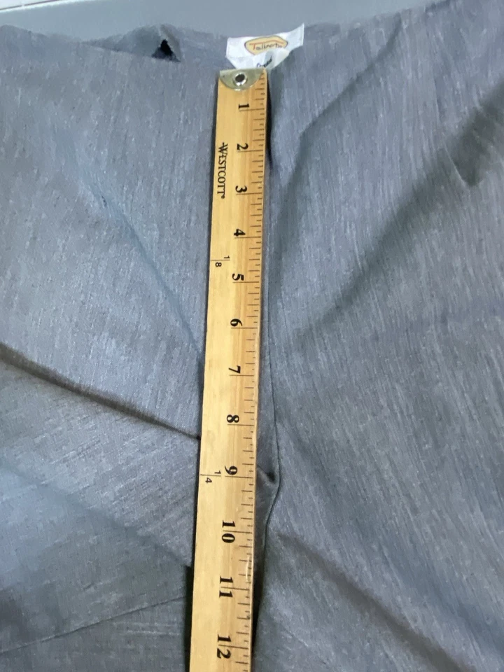 Pantalones/pantalones Talbots para mujer talla 8/10 gris elástico regular cremallera lateral usados en excelente estado Foto 4 de 4