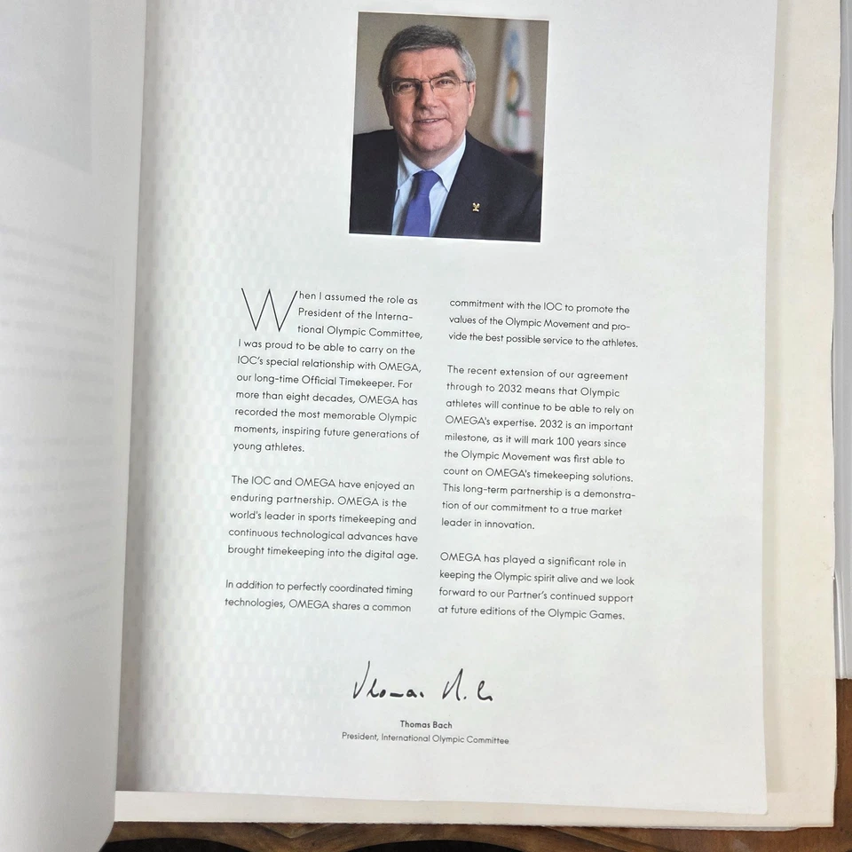 Recording Olympic Dreams Omega Timekeeping Story 17 Lg Paperback Sports Watches - Image 4 of 4