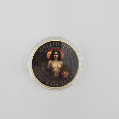 #ad Sexy Demon Coin Coin Mint in Capsule $10.80