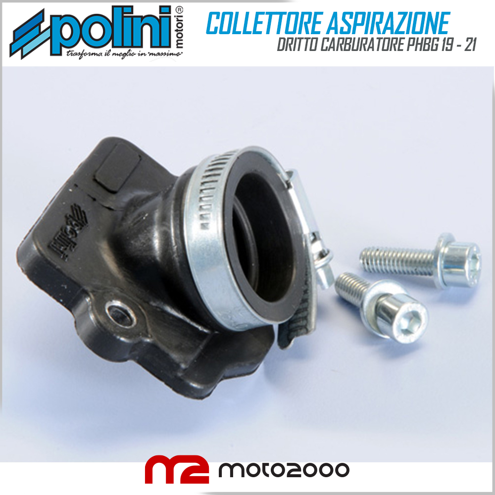 Collettore Riduzione Plastica 26x24x16mm Per Carburatore Dell'Orto PHBG AS - AD/SHBC 18-19 - Foto 3